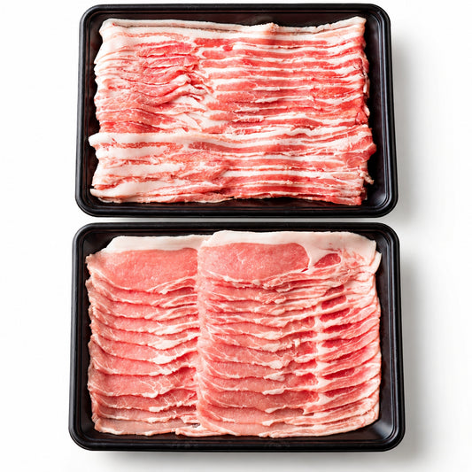 鹿児島黒豚ロース＆バラスライスセット　960ｇ（480ｇ×2ｐ）