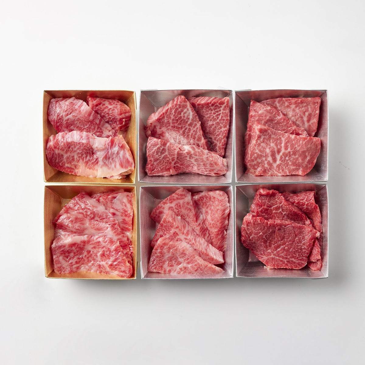 九州産黒毛和牛希少部位お任せ6種盛り焼肉セット